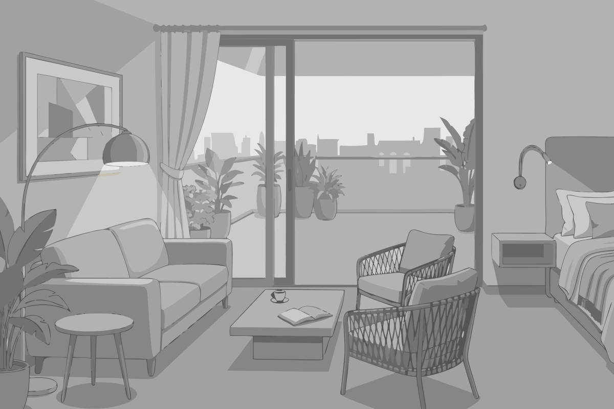 Apartamento com 1 Quarto